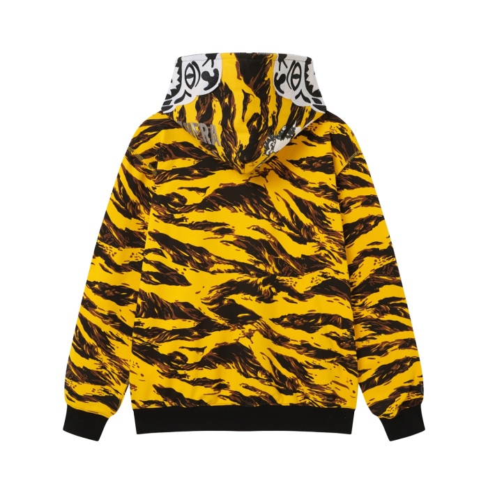BAPE Tiger Camo Shark Full Zip Hoodie