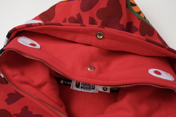 BAPE Classic Camo Shark (Double Hood) Full Zip Hoodie
