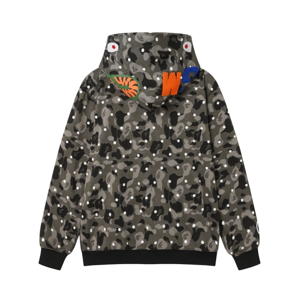 BAPE Polka dot Shark Full Zip Hoodie