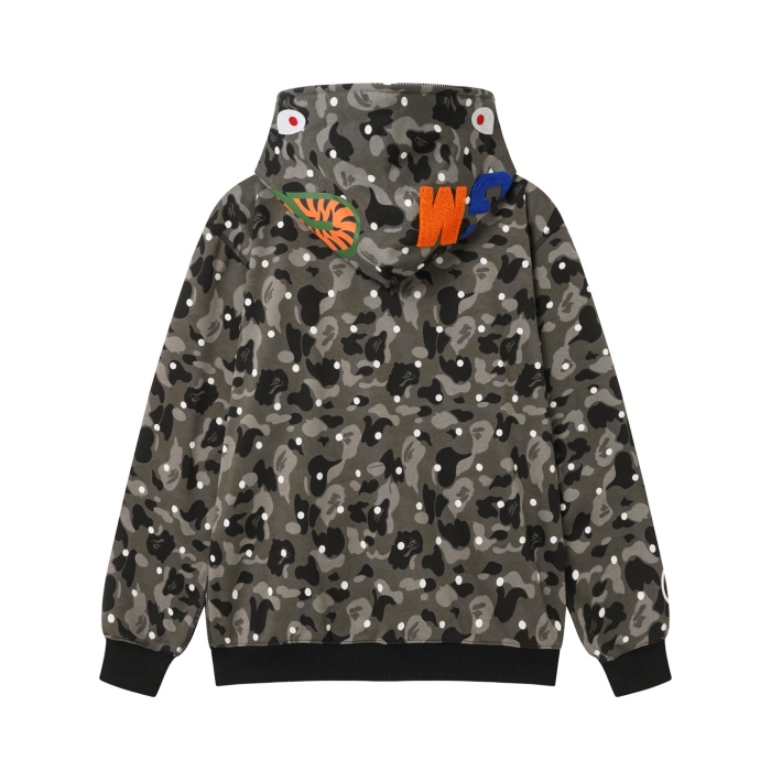 BAPE Polka dot Shark Full Zip Hoodie