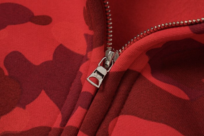 BAPE Classic Camo Shark (Double Hood) Full Zip Hoodie