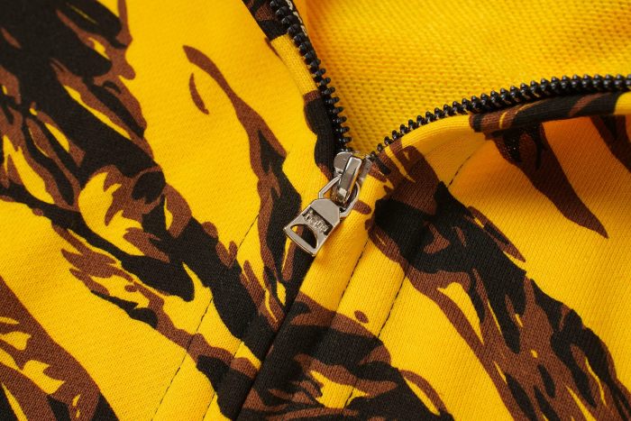 BAPE Tiger Camo Shark Full Zip Hoodie