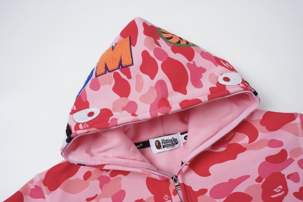 BAPE Classic Camo Shark Hoodie (Single Hood) Full Zip Hoodie