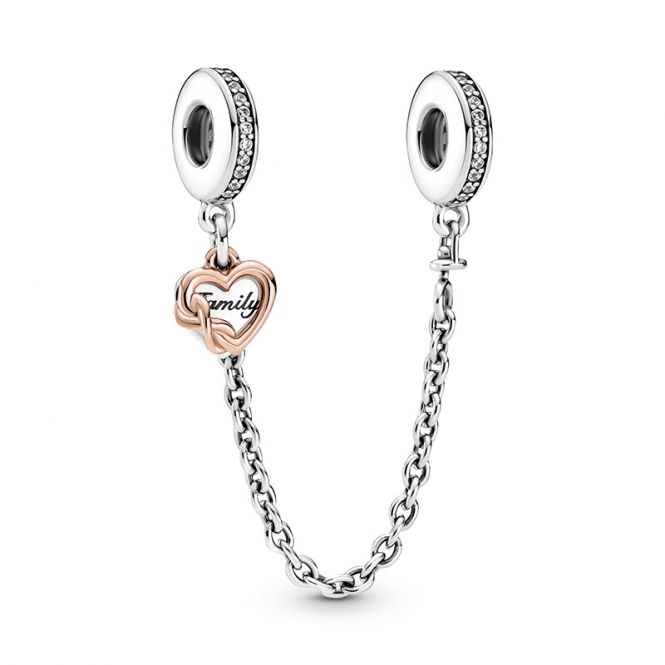 Pandora Dangling Crown O Safety Chain 