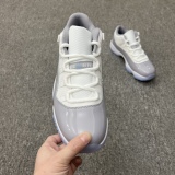 Air Jordan 11 Retro Low Cement Grey Style:AV2187-140/528896-140