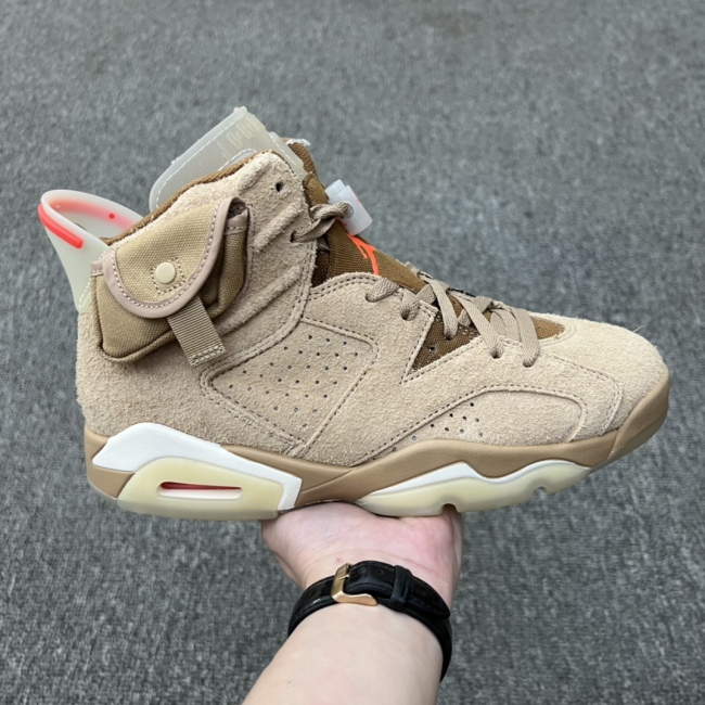 Travis Scott x Air Jordan 6“British Khaki” Style:DH0690-200