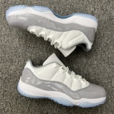 Air Jordan 11 Retro Low Cement Grey Style:AV2187-140/528896-140