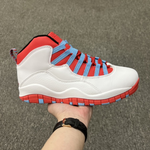 Air Jordan 10 Retro Chicago Flag Style:310805-114