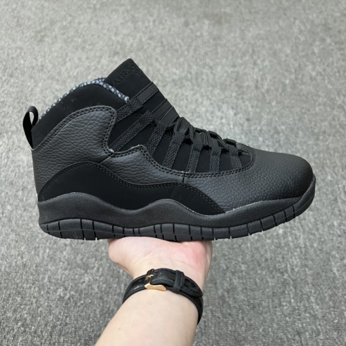 Air Jordan 10 Retro Black Out Style:310805-010