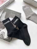 Chanel letter logo cotton cotton stockings