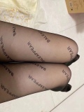 Balenciaga letters conjoined stockings