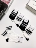 Chanel classic letters cotton socks