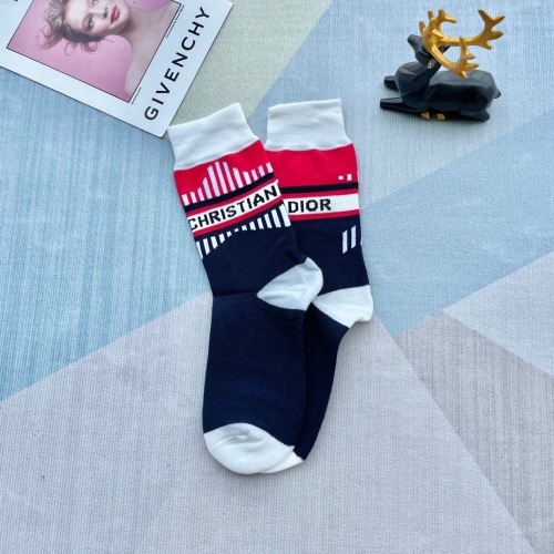 Dior letters letters calf socks