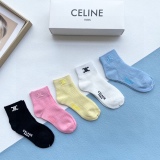 Celine jewelry letter middle socks