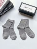 Gucci letter logo pure cotton socks