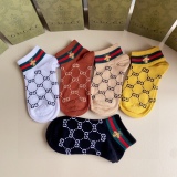 Gucci classic bee short medium pile socks