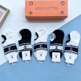 Louis Vuitton men's and female boat socks