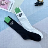 Prada official website refreshing letters calf socks