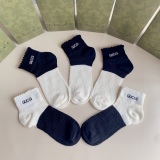 Gucci embroidery classic short and medium and short pile socks