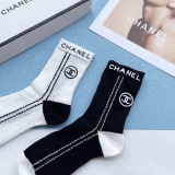 Chanel men and women high socks