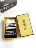 Fendi letter logo cotton cotton stockings