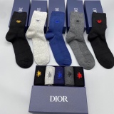 Dior in the socks of Luokou embroidery classic bee logo