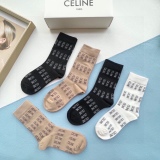 Celine 2022 autumn and winter double C socks socks