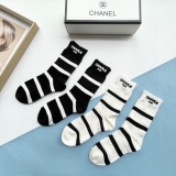 Chanel jewelry letters middle socks