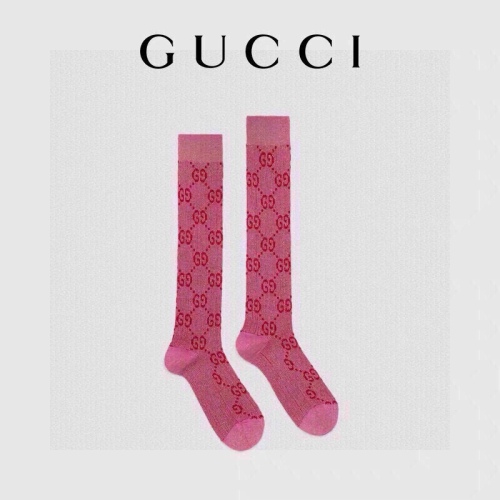 Gucci Double G Fllow Flower Calf Stockings