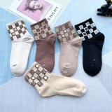 Louis Vuitton embroidered short pile socks