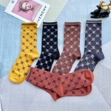 Chanel mid -tube men's and women's socks socks