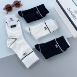 Chanel classic mid -length socks