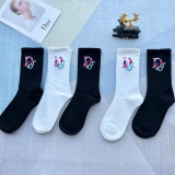 Dior in the socks of socks dior letters