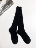 Prada classic letter logo cotton cotton long socks and calf socks