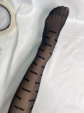 Prada classic velvet letters stockings