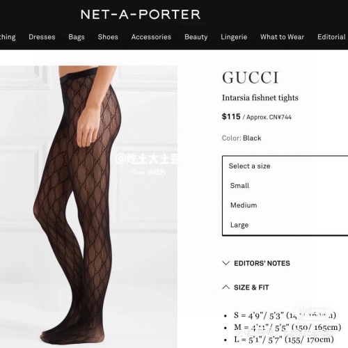 Gucci European and American Wind Stockings Potas