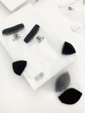Chanel letters logo cards crystal socks in stockings
