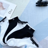 Chanel classic medium -long long pile socks