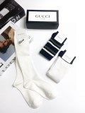 Gucci classic letter logo cotton cotton long socks and calf socks