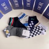 Dior classic short and medium medium pile socks