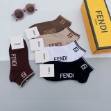 Fendi letters dual F middle socks