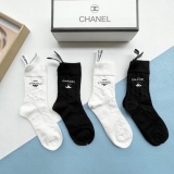 Chanel Silicone Alphabet Mids Stockings