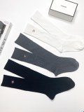 Chanel classic letter logo, cotton cotton long socks, calf socks