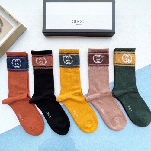 Gucci mink hair high tube socks