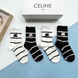 Celine letter middle socks