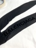 Balenciaga velvet letter stockings