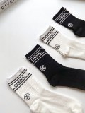 Chanel letter LOGO combed cotton cotton summer thin middle socks