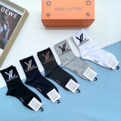 Louis Vuitton in stockings