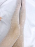 Dior classic letter network socks pantyhose