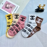 Chanel short and short pile socks